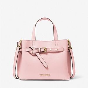 Michael Kors Emilia Small Pebbled Leather Satchel
